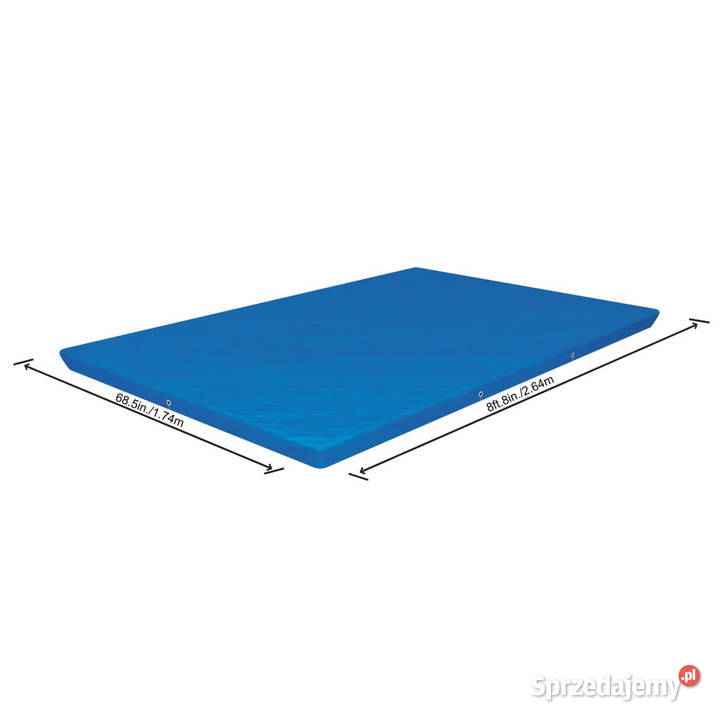 Bestway Pokrywa na basen Flowclear 259 x 170 Akcesoria basenowe mazowieckie Warszawa