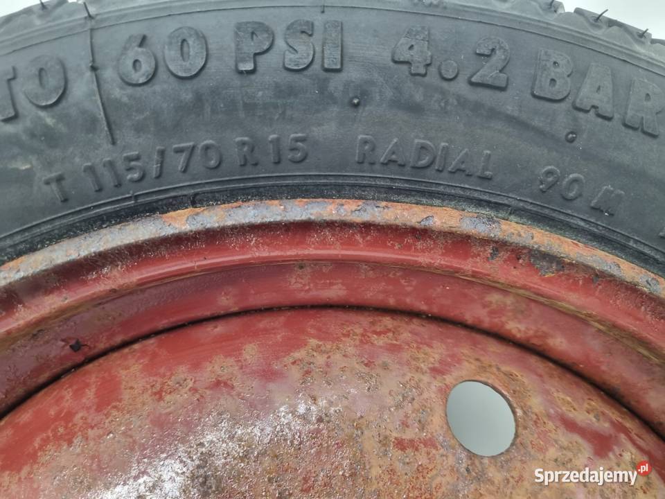 KOŁO DOJAZDOWE Peugeot 206 206 307 11570 R15 Chełm