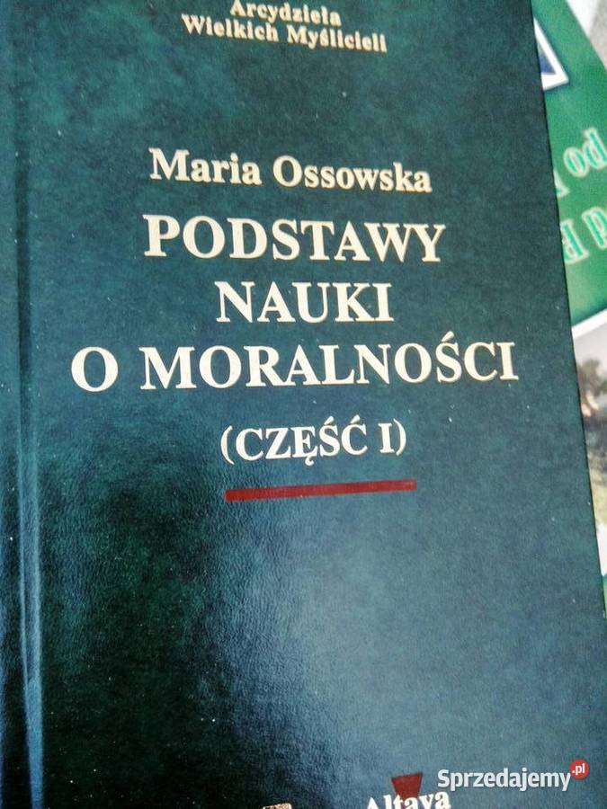 Podstawy Nauki O Moralności Książki Bródno Antykwariaty Warszawa Sprzedajemypl 2173