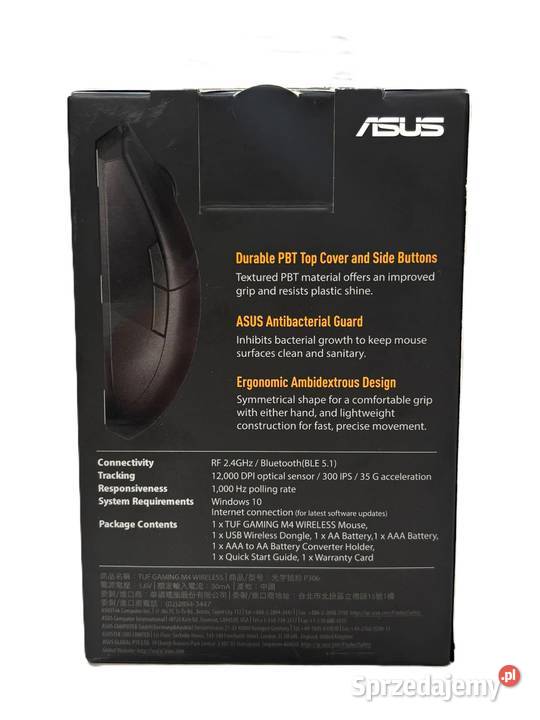 Mysz gamingowa Asus Tuf Gaming M4 Elbląg
