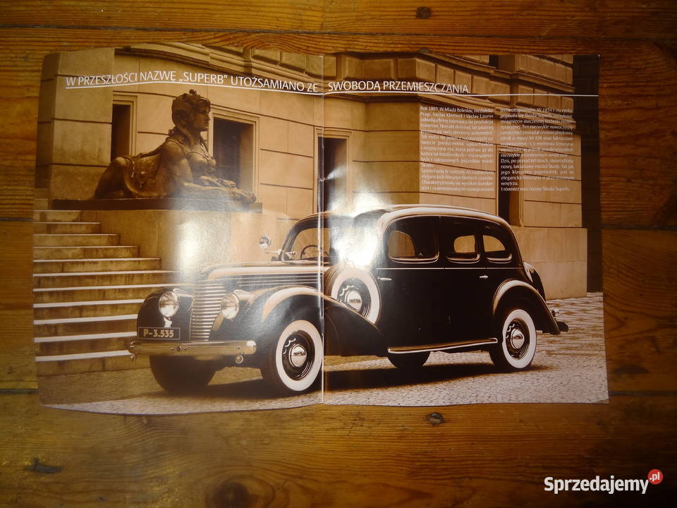 Skoda Superb katalog 2002 Poradniki, albumy i reportaże