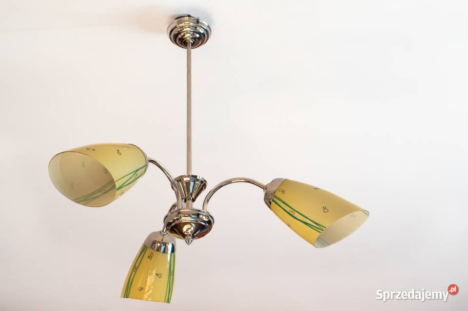 Żyrandol lata 60 Look PopArt MidCentury Vintage Dąbrowa Górnicza
