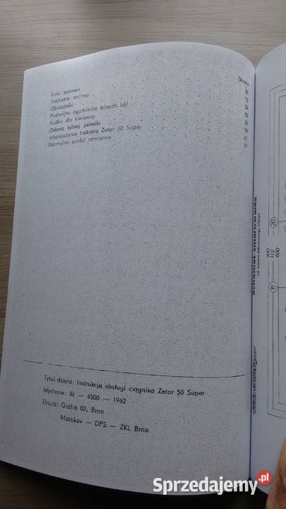 Zetor 50 super instrukcja obsługi Stalowa Wola