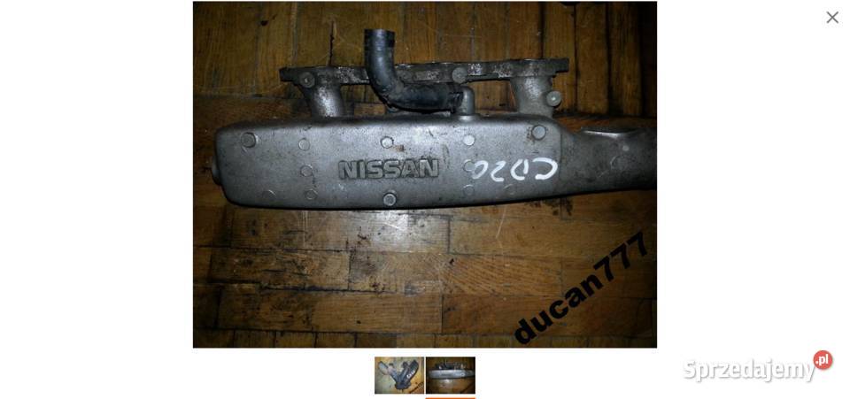 kolektor ssący wydechowy nissan sunny 20 D CD20 Jelcz-Laskowice