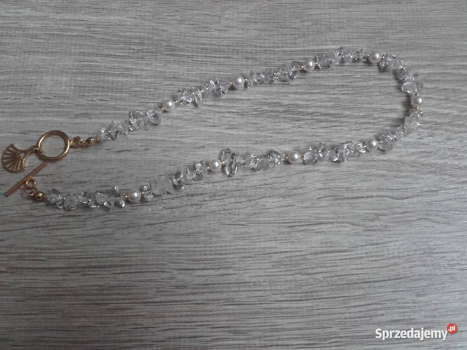 Naszyjnik choker kryształ górski Warszawa