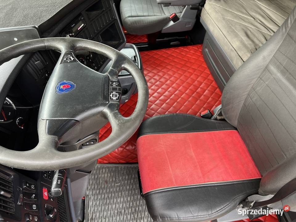 Scania R380Zestaw Jumbo 120m3 pomarańczowy małopolskie Miechów