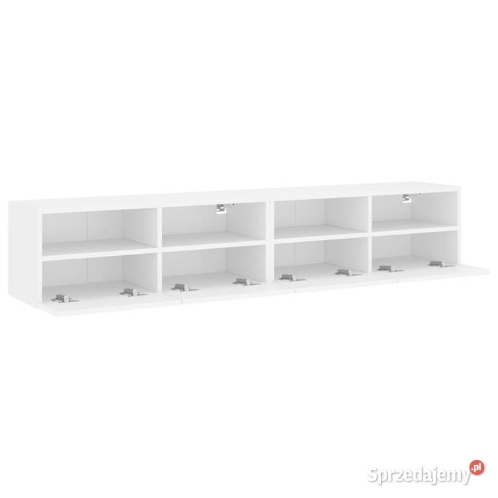 Ścienne szafki TV 2 białe 80x30x30 WM836869 sprzedam