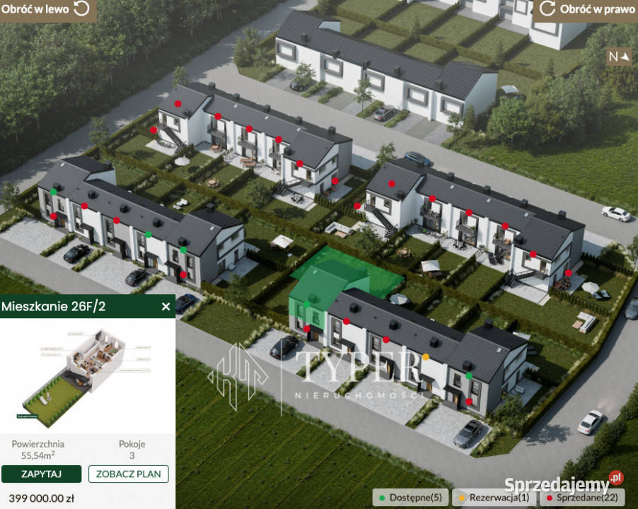 Nowoczesne mieszkania bezczynszowe koło Tarnowa Rok budowy 2024 małopolskie sprzedam