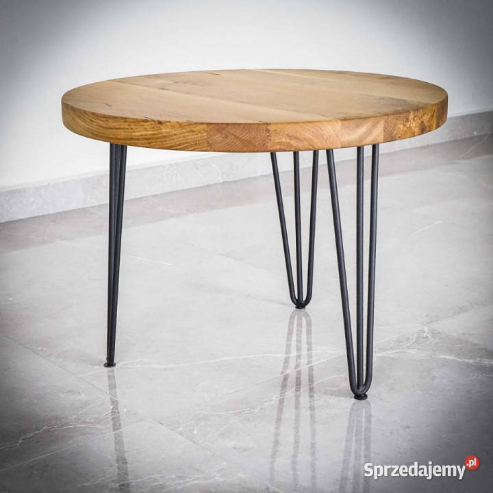 Noga HAIRPIN z pręta potrójna 40 CZARNA