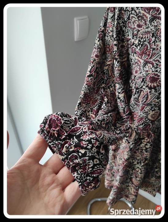 PRIMARK wzorzysta koszula bluzka WISKOZA 42 XL
