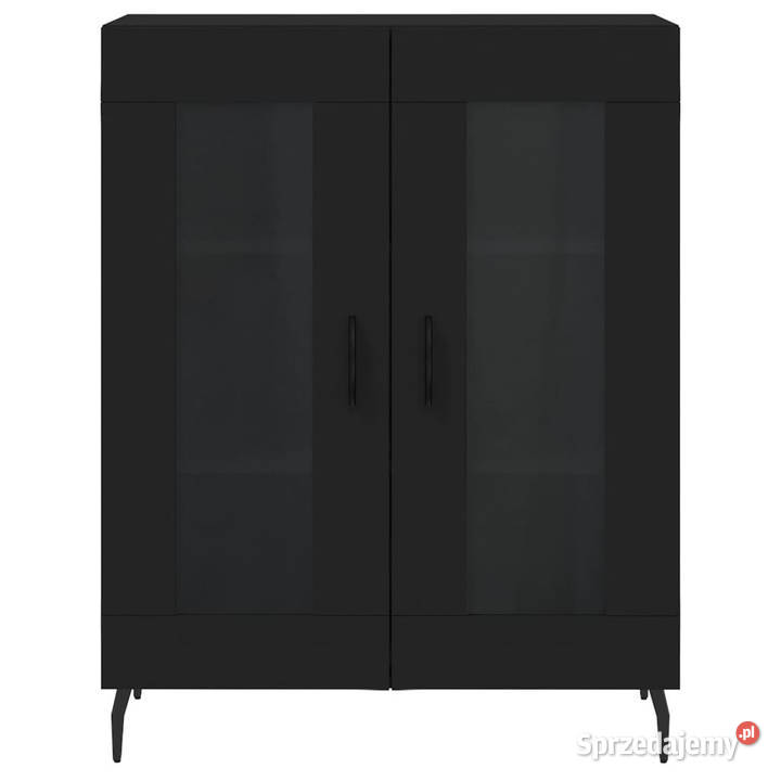 Witrynka czarna 695x34x180 materiał mazowieckie Warszawa sprzedam