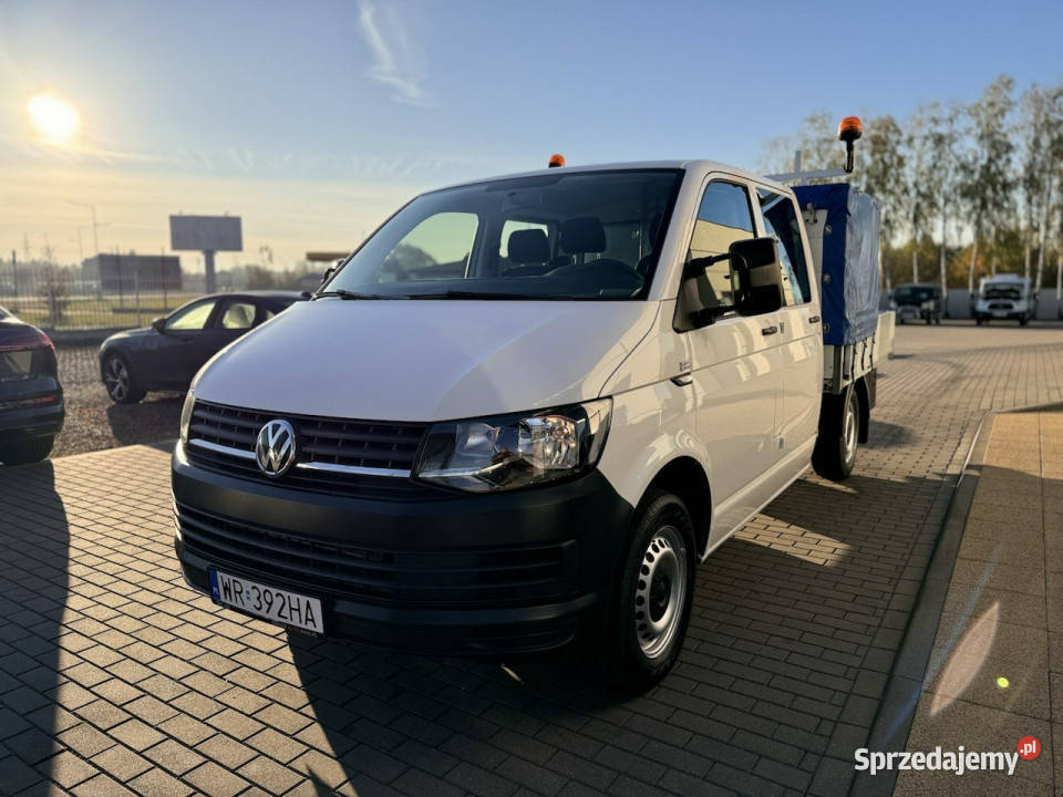 Volkswagen Transporter Doka T6 20Tdi 150 VAT1 welurowa tapicerka