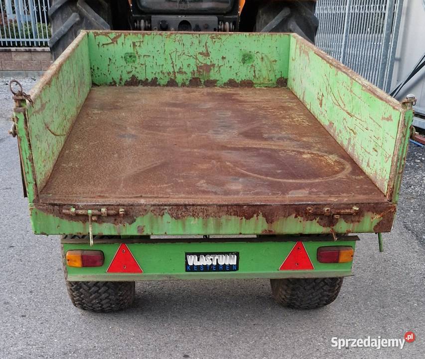 Przyczepa przyczepka z kiprem 3 strony Łapczyca