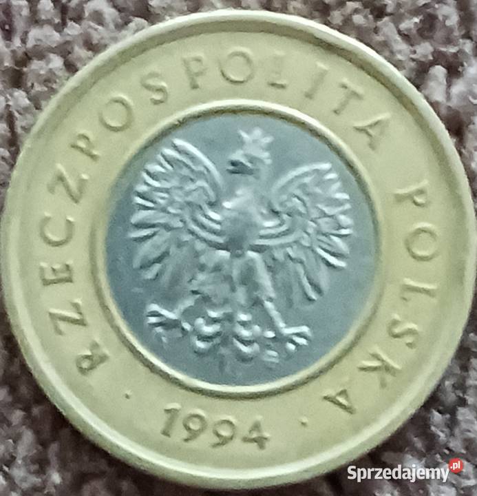 2 Złote 1994 r Pierwszy bicia z błędem wielkopolskie Konin