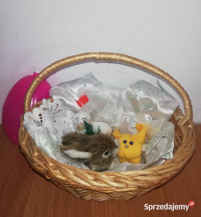 Koszyczek wiklinowy dodatki Tanio Warszawa