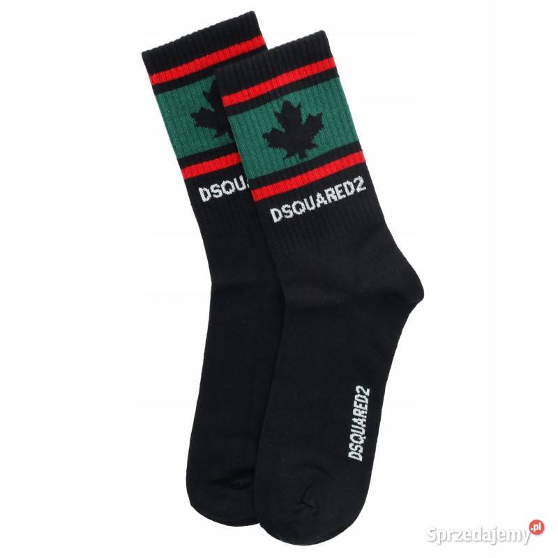 Skarpety męskie Dsquared2 classic czarne 12pak Białystok