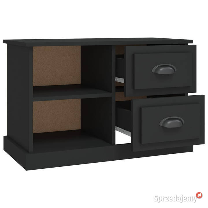 Szafka pod TV czarna 73x355x475 materiał