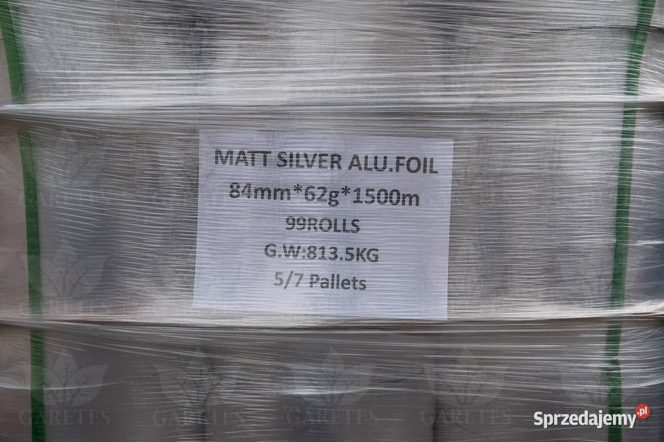 Folia Aluminiowa Sreberko l Metalizowana 84mm mazowieckie Warszawa sprzedam