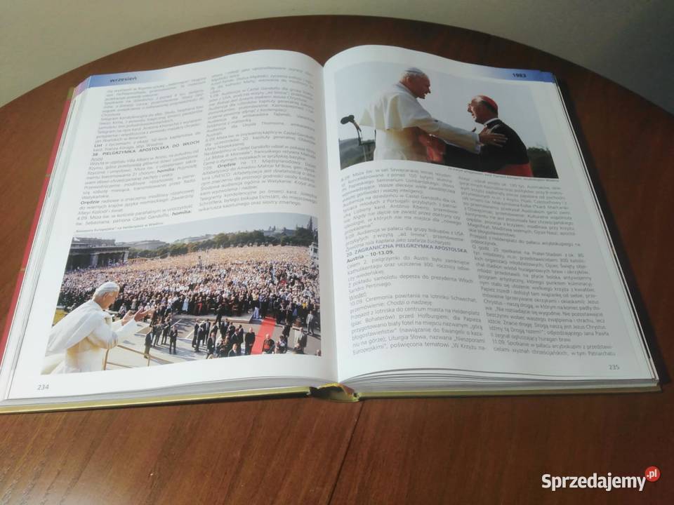 Jan Paweł II Dzień Dniu Kalendarium Książki naukowe i popularnonaukowe Wałbrzych