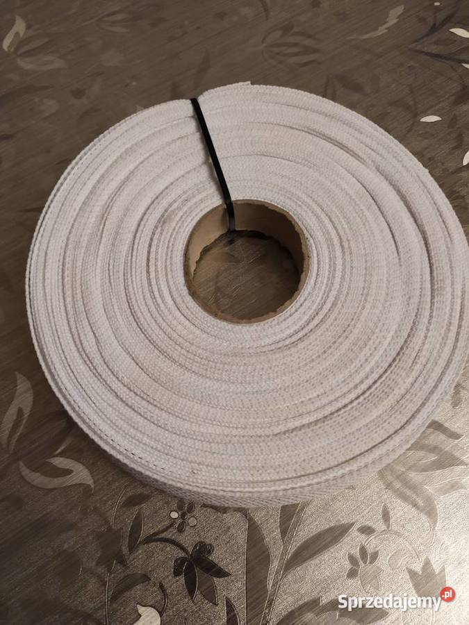 Taśma nośna obiciowa szerokość 25 mm biała Olecko