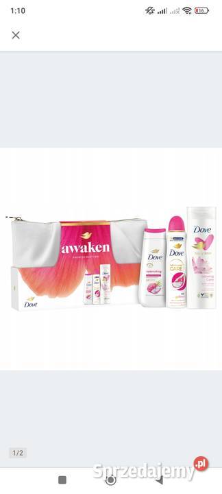 DOVE zestaw żel pod prysznic balsam dezodorant sprzedam