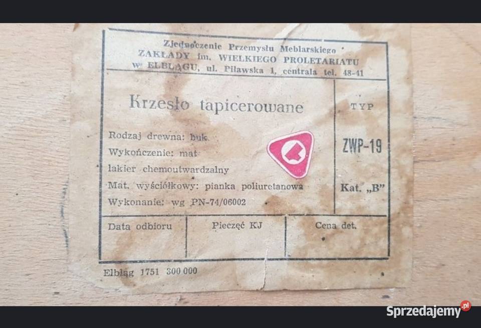 Krzesła PRL podlaskie Białystok