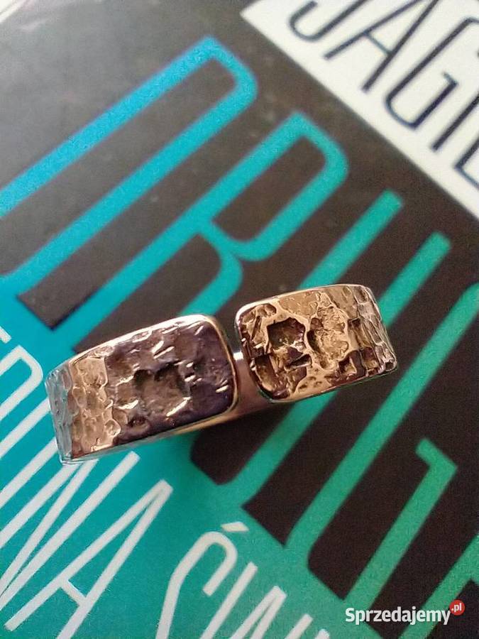 Pierścionek obrączka czysta miedź metaloplastyka Łódź sprzedam