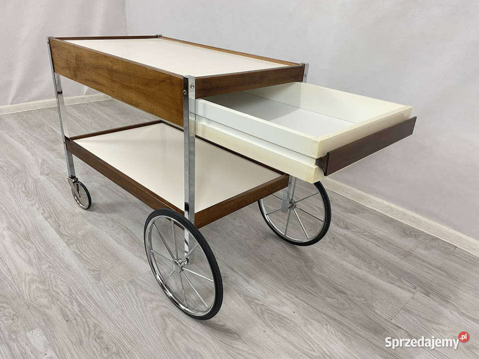 Stolik Barek Design Bauhaus Chrom Art Deco 1960 Łódź