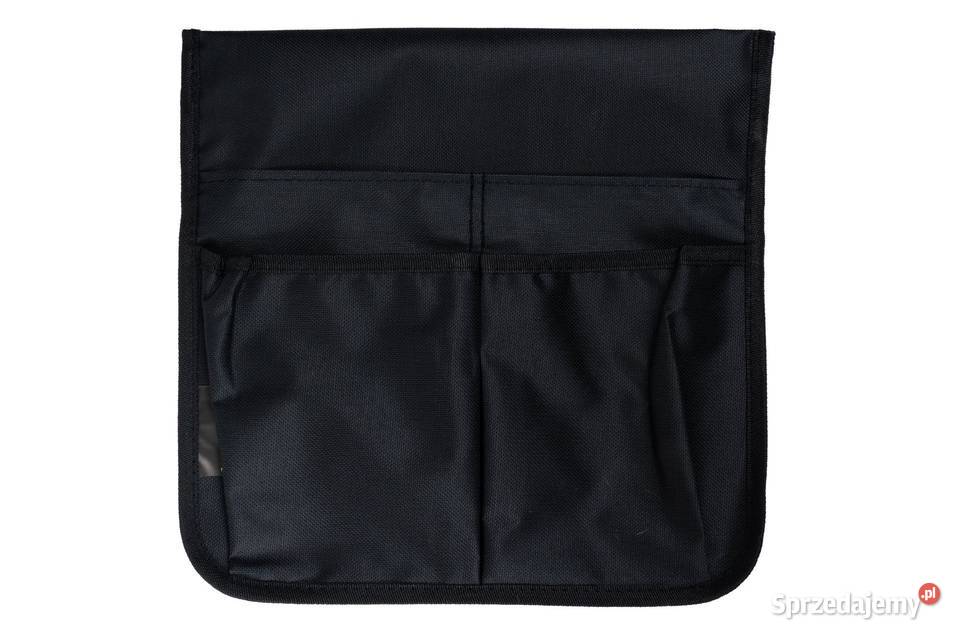 Klęcznik składany ogrodowy czarny z 2 torbami na Poznań sprzedam