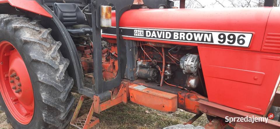 Ciągnik rolniczy David Brown 996 zarejestrowany Skrzynia biegów Manualna Frączki