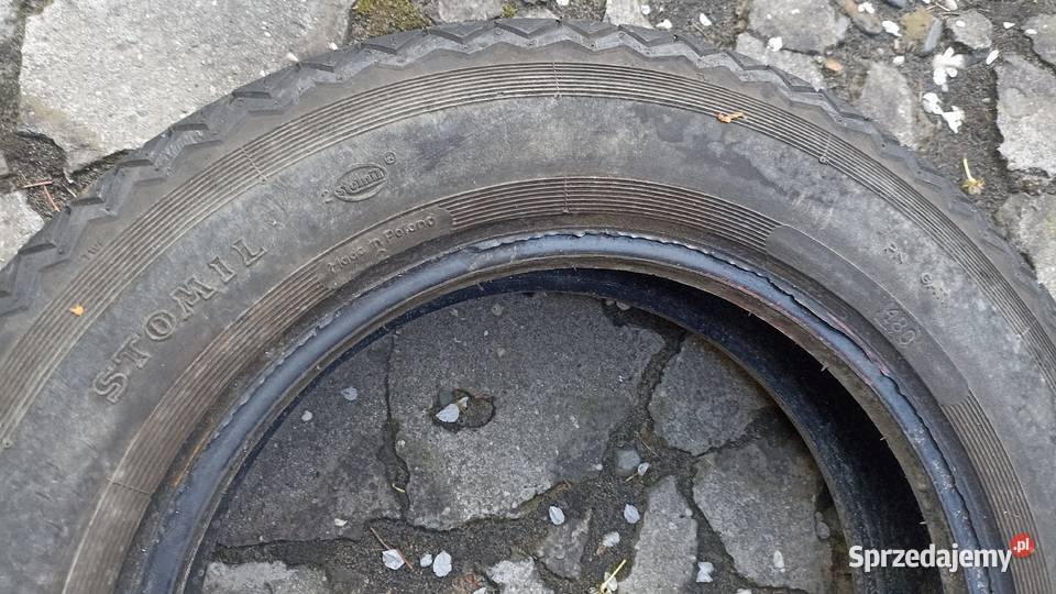 Opona Syrena retro klasyk zabytek opony Stomil Samochodowe