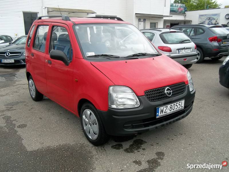 Opel Agila A czerwony 1200cm3 mazowieckie Warszawa sprzedam