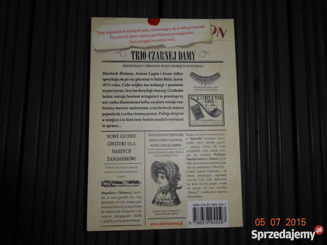 Sherlock Lupin Ja Trio Czarnej Damy Garby