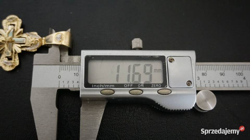 PIĘKNY ZŁOTY KRZYŻYK PRECYZYJNIE WYKONANY KRZYŻ mazowieckie Warszawa sprzedam