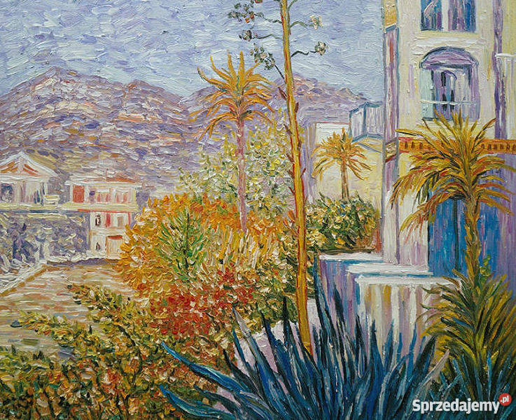 Obraz olejny Willa w Bordighera Claude Monet
