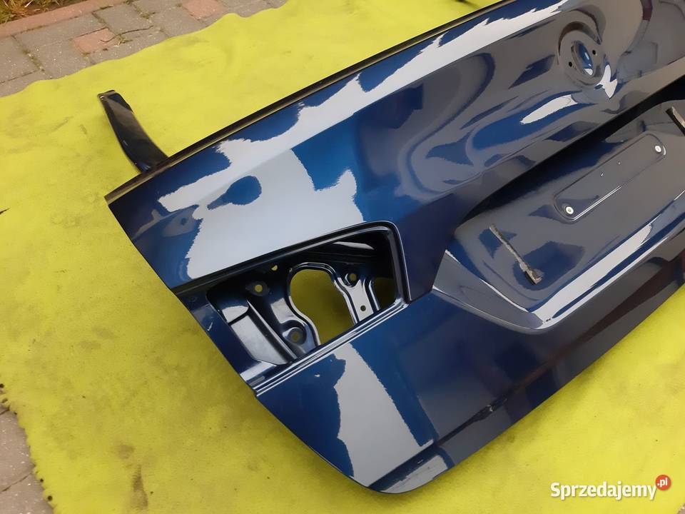 BMW 5 F11 2015r klapa tył zderzak Imperialblau mazowieckie Warszawa sprzedam