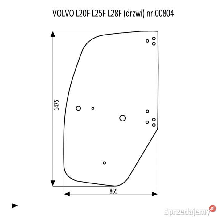 SZYBA DRZWI VOLVO L20F L25F L28F Kielce