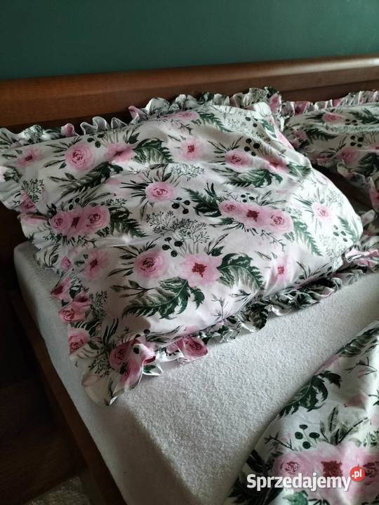 Elegancki komplet pościeli z falbankami i Rozmiar 160x200 Krosno sprzedam