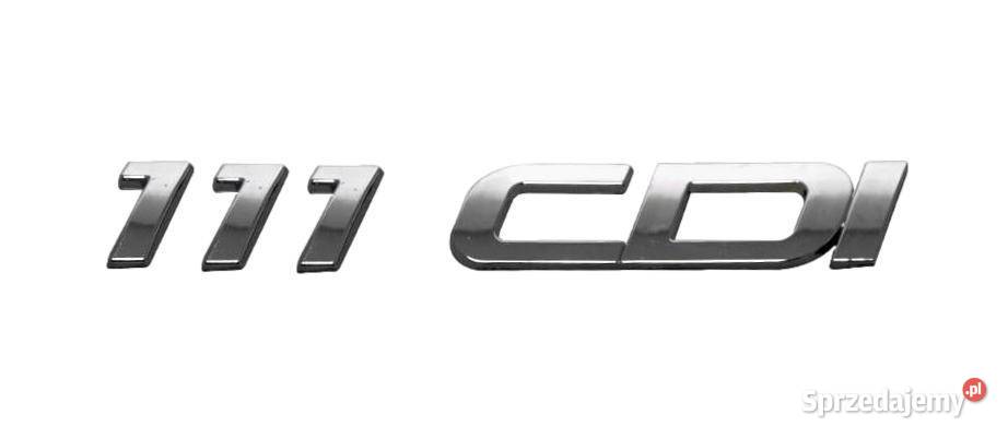 MERCEDES VITO W447 Emblemat 111 CDI tył ORYGINAL śląskie Ruda Śląska