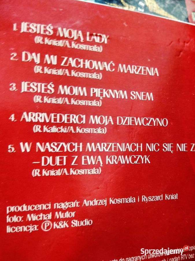 Krawczyk piosenki Jesteś moją lady księgarnia Warszawa
