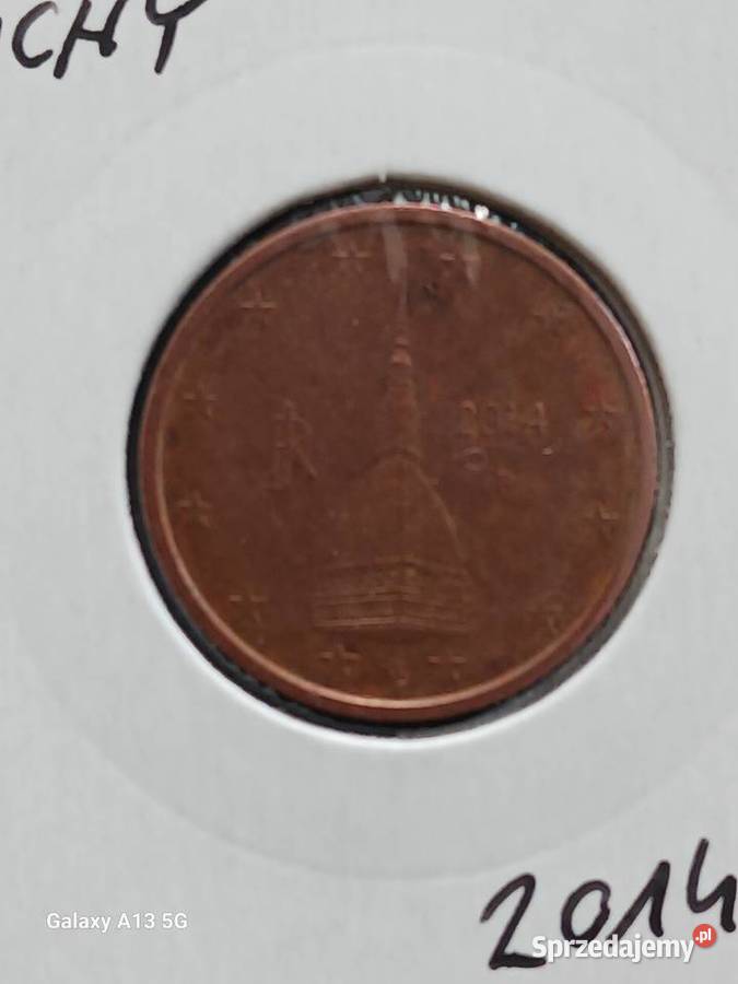 2 Eurocenty Włochy 2014 r Konin sprzedam