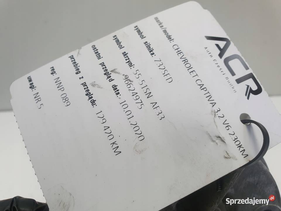 SPRĘŻARKA KLIMATYZACJI Chevrolet Captiva 32 V6 osobowe Chełm sprzedam