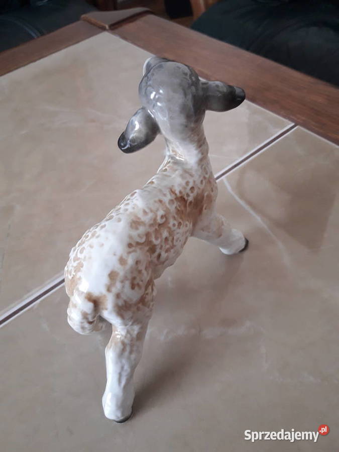 Porcelanowa owieczka Heinz Schaubach lubelskie Janów Lubelski