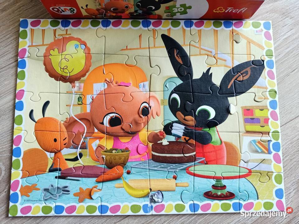 Trefl puzzle Bing 30 elementów Płock sprzedam