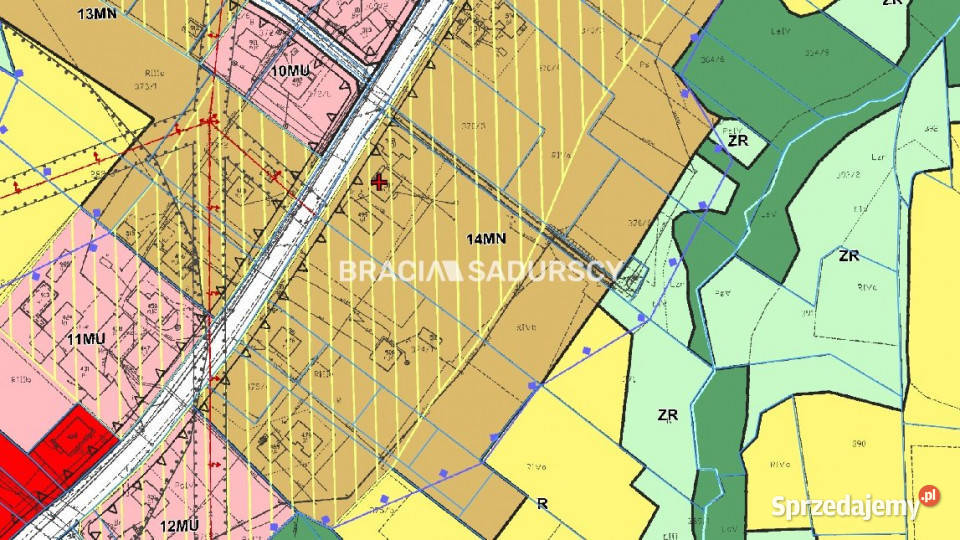 Działka Zawada 700 metrów 700m2 małopolskie