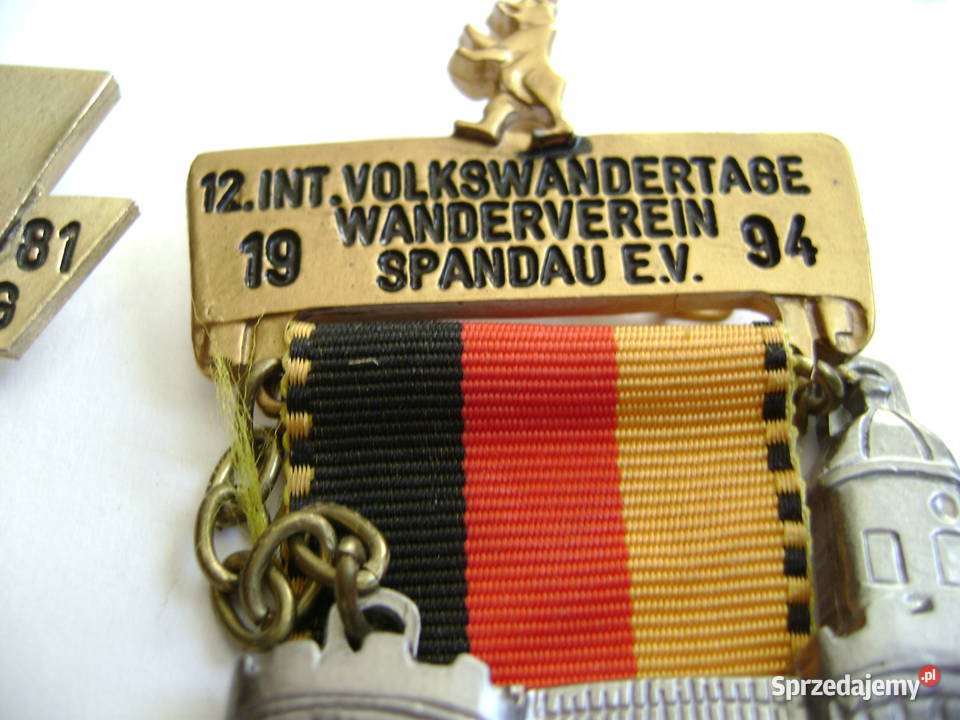 Starocie z PRL Medale niemieckie Zestaw 7 sztuk Militaria Gdynia