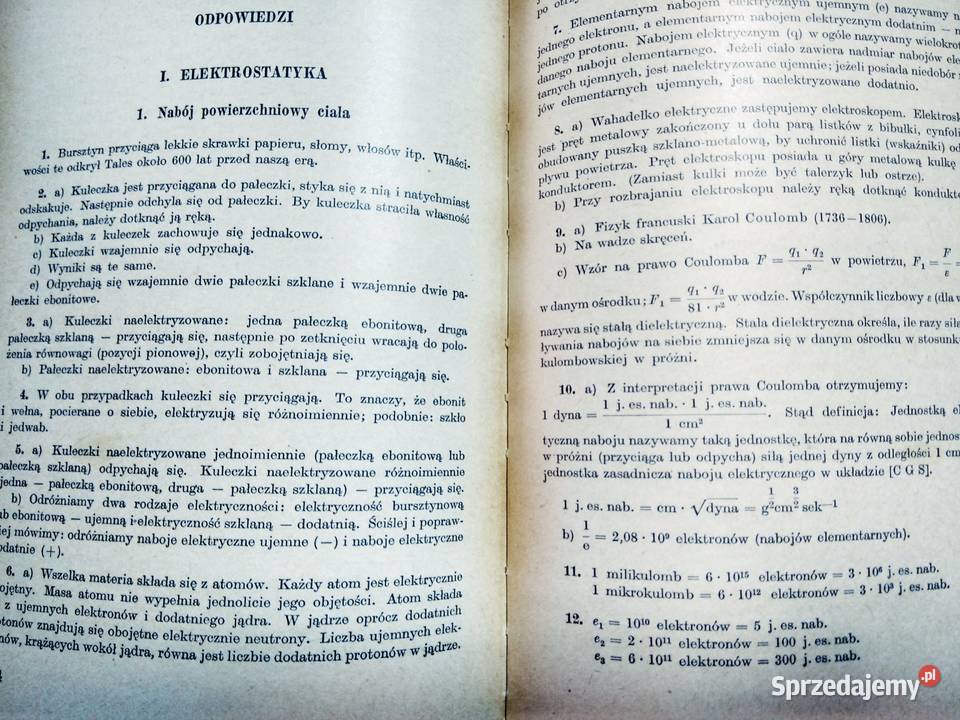 Zbiór zadań i pytań z fizyki Warszawa