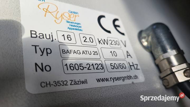 Suszarka do tworzyw sztucznych z zaciągiem sprzedam