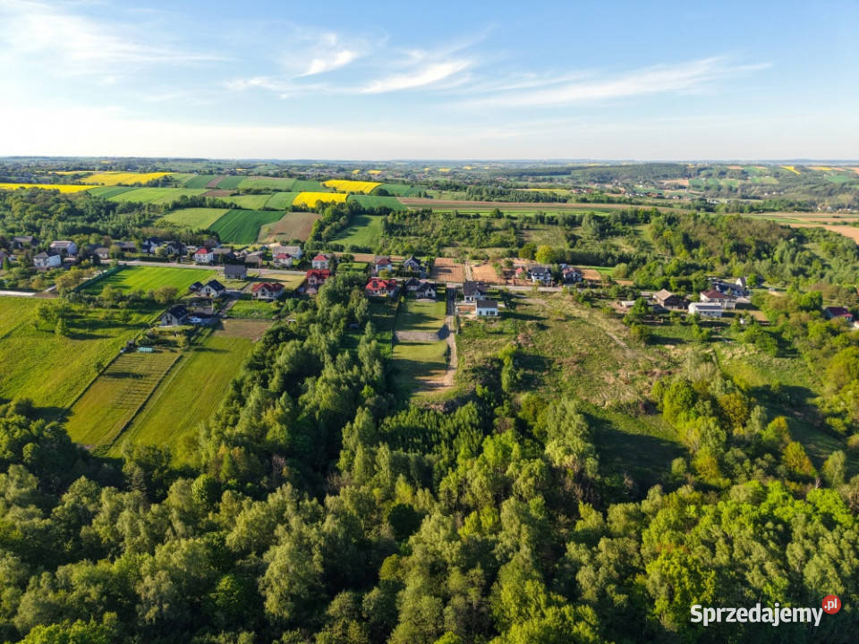 DUŻA WIDOKOWA i pełna słońca działka BUDOWLANA w Michałowice
