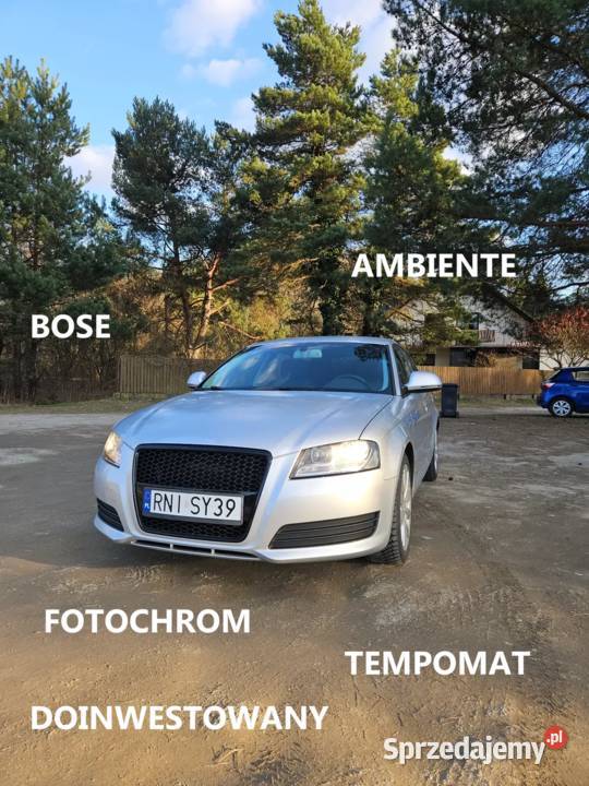 Audi A3 8P Sportback 19 TDI BOSE fotochrom ABS Nowosielec